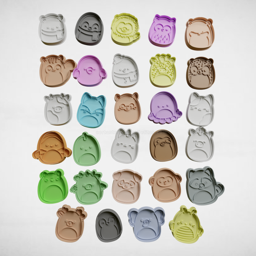 Squishmallows x29 3D model