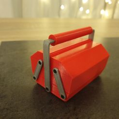 20200525_215443.jpg Fichier STL Boite de rangement jeux switch caisse à outils/ Tools box animal crossing Fan Art・Modèle imprimable en 3D à télécharger