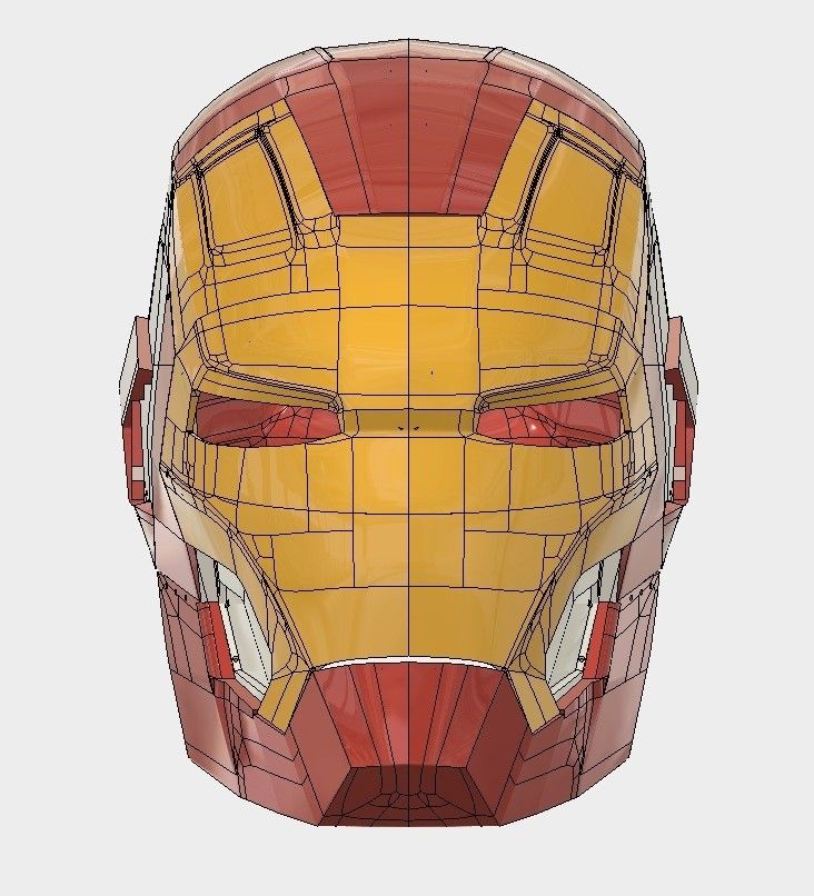 view.jpg Download STL file Iron Man Mark 42 • 3D printable template, SKUPERDIY