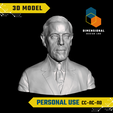 Woodrow-Wilson-Personal.png 3D Model of Woodrow Wilson - High-Quality STL File for 3D Printing (PERSONAL USE)
