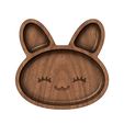 B5-bunny-01.JPG Bunny wooden bowl 3D print model