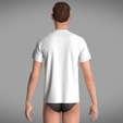 Regular-Basic-T-Shirt_8.png Regular Basic T-Shirt | Marvelous / Clo3d / obj / fbx