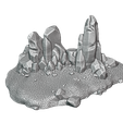 Terrain2.png Frozen Viking Village – Winter Barbarian Settlement Terrain | 37 STL Modular Wargame & RPG Tabletop Scenery