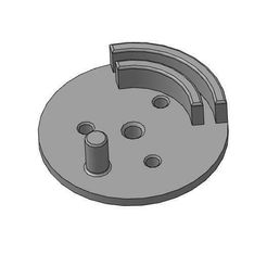 OdoMiddleWheel_3dpic.jpg Fichier STL Roue centrale du compteur kilométrique et du compteur de vitesse de l'Audi 80・Modèle pour imprimante 3D à télécharger