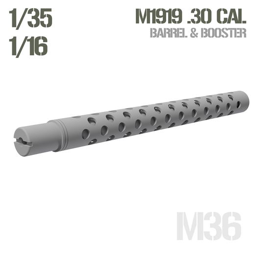 M1919.png M1919 .30 Cal Barrel 1/35 and 1/16