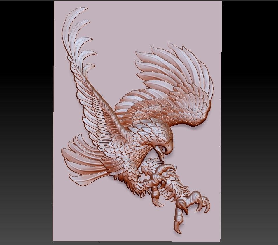 oneeagle1.jpg Free STL file eagle・3D printable object to download, stlfilesfree