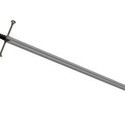 1.png OBJ file sword・3D printable design to download