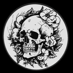 14a.png STL-Datei FLORALER TOTENKOPF-LITHOPAN-LEUCHTKASTEN - 14・3D-Drucker-Vorlage zum herunterladen