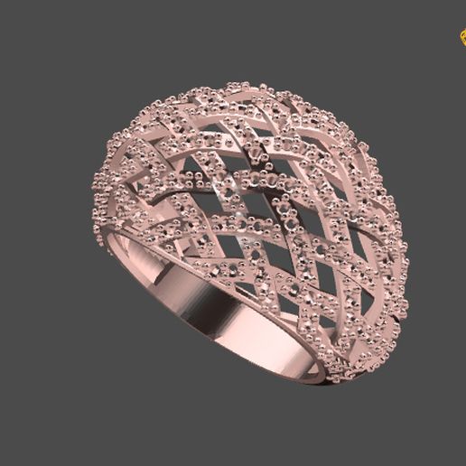 Gents Ring - STL READY 3D model