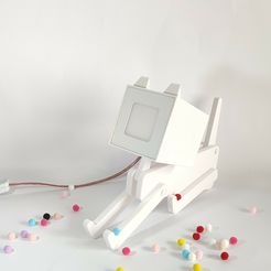 1.jpg STL file Cat-Lamp・3D printable design to download