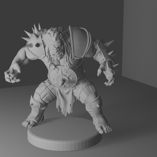 👹 Ogre Pack - Fantasy Football・ 3D File for 3D printing・Cults