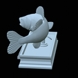 zander-statue-4-mouth-open-39.png fish zander / pikeperch / Sander lucioperca open mouth statue detailed texture for 3d printing