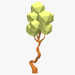 Low-Poly-Tree01.jpg 3D file Low Poly Tree・3D printable model to download