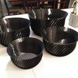 Spiral Fluted Bowls