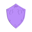 Hylian Shield silver.stl Hylian Shield coaster