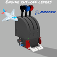 co1.png Fichier STL Boeing 737 Levier de coupure Module pour Saitek Throttle Quadrant・Design pour impression 3D à télécharger