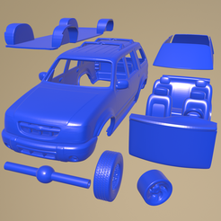 f15_005.png STL file Ford Explorer 1994 PRINTABLE CAR IN SEPARATE PARTS・Model to download and 3D print