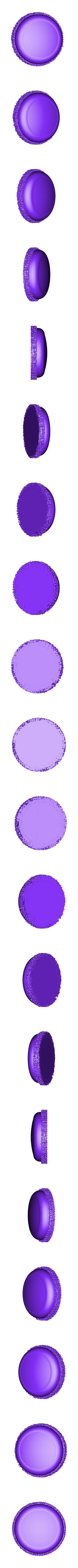 Macaron_shell.stl Printable Macaron
