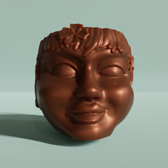 MADREDIA01.png Archivo STL MACETAS / POTS "DÍA" (Madre naturaleza colección)・Plan de impresión en 3D para descargar
