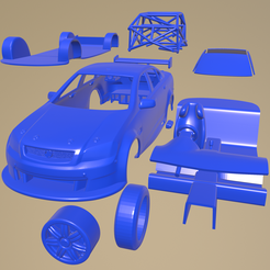 b05_005.png STL file Holden Commodore V8 Supercar 2012 PRINTABLE CAR IN SEPARATE PARTS・3D printer design to download