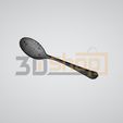 teaspoon_main4.jpg Tea Spoon - Teaspoon, Kitchen tool, Kitchen equipment, Cutlery, Food, dining cutlery, decoration, 3D Scan, STL File