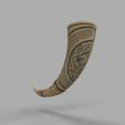 kells-drinking-horn-sp-render-1.jpg Viking drinking horn with an ornamental dragon design
