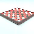 6.jpg Checkers Board Game 3D Print Model