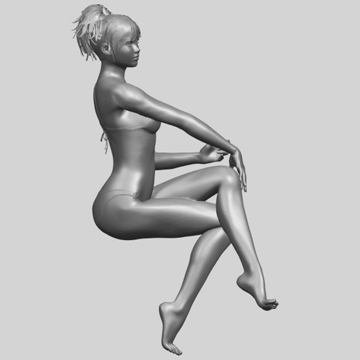 20_TDA0664_Naked_Girl_H02A02.png Download free file Naked Girl H02 • Model to 3D print, GeorgesNikkei