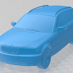 BMW-E46-Touring-2001-Solido-1.jpg 3D file BMW E46 Touring 2001 Printable Car・3D printer model to download