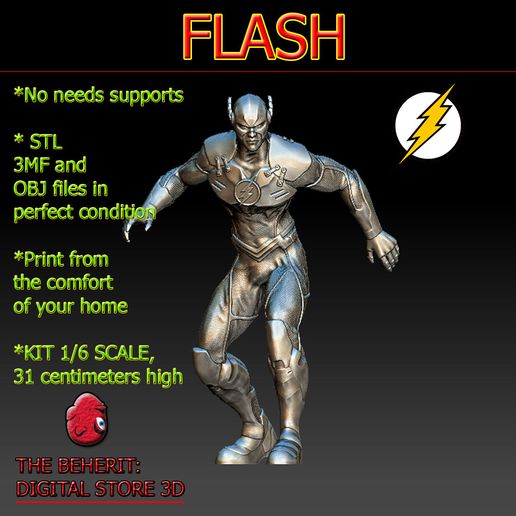 Download 3MF file Flash • 3D printable model ・ Cults