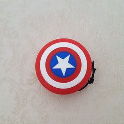 2017-07-26_18.09.21.jpg Free STL file Captain America yoyo・3D print design to download