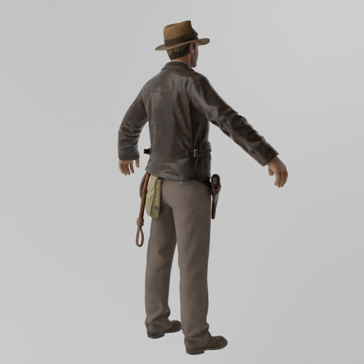 Indiana-Jones0009.png indiana Jones Lowpoly Rigged