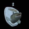 zander-head-trophy-14.png fish head trophy zander / pikeperch / Sander lucioperca open mouth statue detailed texture for 3d printing