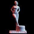 1.jpg Cyberpunk 2077 Panam Palmer Diorama Download 3D print model STL files statue figure video game digital pattern 3D printing Sculpture Art