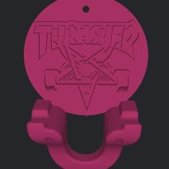 Captura-de-Pantalla-2023-03-16-a-las-22.50.44.jpg STL file SKATEBOARD WALL MOUNT...SKATEBOARD WALL MOUNT...CLASIC LOGO EASY PRINT PRINTING WITHOUT BRACKETS READY TO PRINT・3D printing template to download