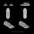 _preview-grayson.png FASA Federation Non-combatants Part 2: Star Trek starship parts kit expansion #23b