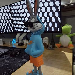 Bugs bunny urban vibes Fan art (multiparts/3mf)