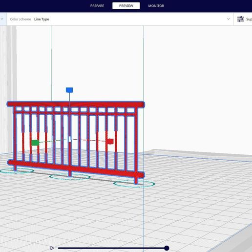 🪞 railing 6・Archivo STL para Impresión 3D・Cults