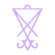 sigil of lucifer keychain (1).stl Sigil of Lucifer keychain