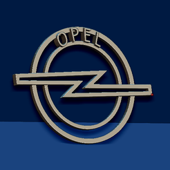 op3.png STL file Opel logo car・3D print object to download