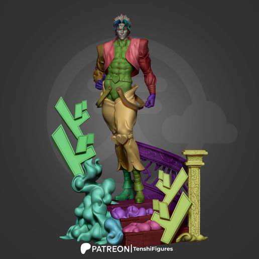 🗿 Dio Brando - Jojo's Bizarre Adventure・ 3D File for 3D printing・Cults