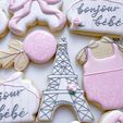 eiffel-tower-french-cookie-cutter.jpg 4 sizes - Eiffel Tower Paris France Cookie Cutter - SHARP cutting edges!