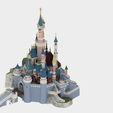 Chateau v25_1.png Fichier 3D gratuit Chateau Disneyland Paris avec Prusa MK2S MMU (Ed2)・Plan à télécharger et à imprimer en 3D