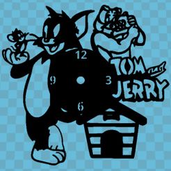 tom-y-jerry.jpg STL file TOM AND JERRY WATCH・3D printing design to download