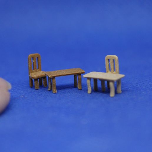 1:144 around 18 different furnitures 3D model