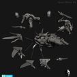 SpaceBikers_04_03.png 3D file Space Bikers - Cursed Elves・3D printing design to download, edgeminiatures