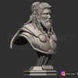 06.JPG Thor Bust Avenger 4 bust - 2 Heads - Infinity war - Endgame 3D print model