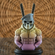 1080-3.png Tactical Skull Pen Holder & Katana Bust! ⚔️ (Functional Desk Art)