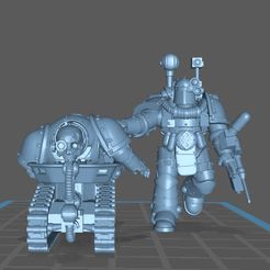 1.jpeg Free STL file 40K MEDEVAC SERVITOR・3D printing design to download