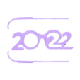 2022 Fram3D Pack.stl Glasses 2022, Happy New Year! by Fram3D New Year's Eve 2022